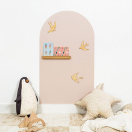 Magnetische muursticker boog | Roze beige