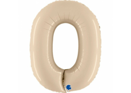 Folie ballon - Cijfer 0