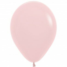 Ballon 30 cm (10 st) - pastel roze
