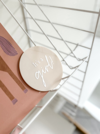 Gender reveal - It’s a girl!