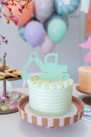 Cake topper 'Graafmachine'