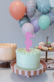 Cake topper 'Zeepaardje'