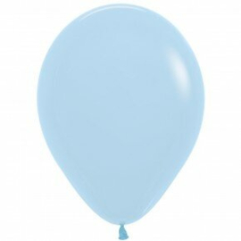Ballon 30 cm (10st) - pastel blauw
