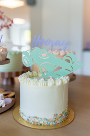 Cake topper 'Racewagen'