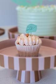 Cupcake topper 'Race helm'
