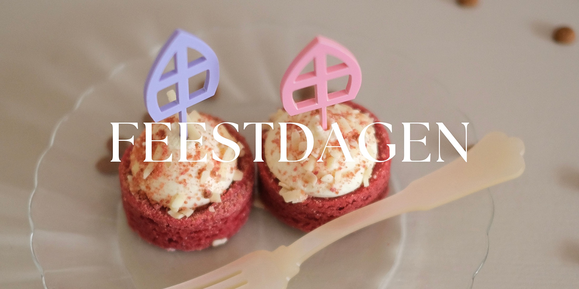 Cupcake topper sint 