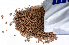 Pellets, 96 zakken á 10 kg