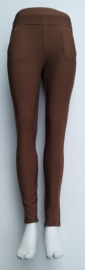 Stretch comfort broek  mocca model 216