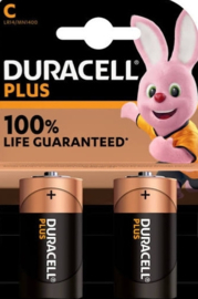 Duracel plus C 2 stuks