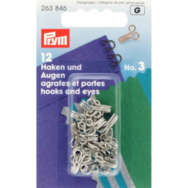 Prym 263846 Prym Haken en Ogen no. 3 (krt)