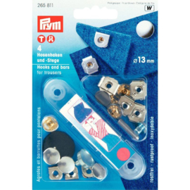 Prym 265811 Broekhaken Kap 4x 13 mm. (krt)