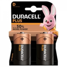 Duracel plus D 2 stuks