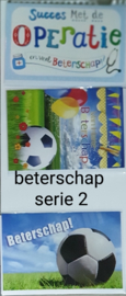 3 wenskaarten met envelop beterschap keuze uit 10 series Klik hier voor de andere series