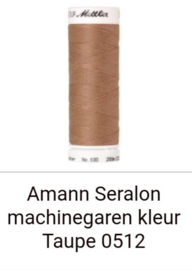 Amann seralon machine garen 200 mtr. in diverse kleuren.Klik hier voor de andere kleuren.