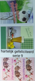 3 stuks verjaardagskaarten hartelijk gefeliciteerd keuze uit 10 series klik hier voor de andere series