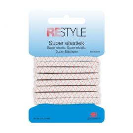 Restyle Super elastiek wit 6m/4,5mm