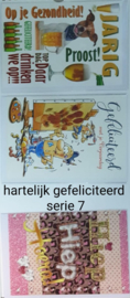 3 stuks verjaardagskaarten hartelijk gefeliciteerd keuze uit 10 series klik hier voor de andere series