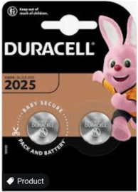 Duracell lithium knoopcel 2025  3 volt 2 stuks