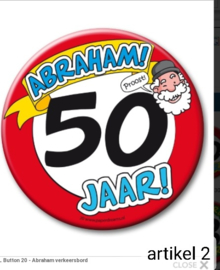 Maxi button leeftijd 50 t/m 80 voor andere leeftijden klik hier