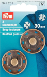 Prym 341261 Drukkers brons 30 mm. (krt)