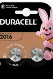 Duracell lithium knoopcel 2016  3 volt 2 stuks