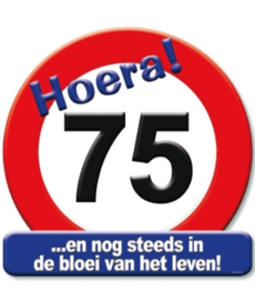 Hulde schild groot  16 t/m 90 jaar