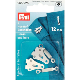 Prym 265225 Broek en Rokhaken 12 mm. (krt)