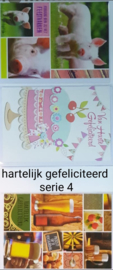 3 stuks verjaardagskaarten hartelijk gefeliciteerd keuze uit 10 series klik hier voor de andere series