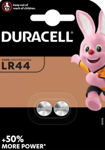 Duracell  LR 44 (A76) batterij 2 stuks