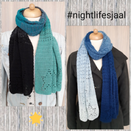Patroon sjaal Nightlife