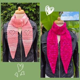 Patroon sjaaltje Cosy Love