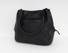 Bag2BagTas leder Santorini Zwart