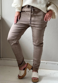 BYPIAS STRETCH JOGGER TAUPE