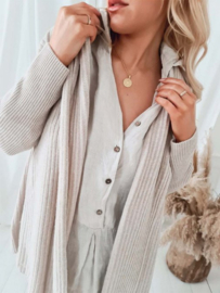 BYPIAS CAMELIA CARDIGAN, SAND