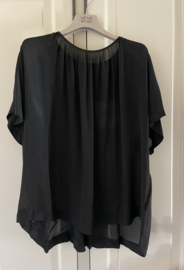 Même Road Blouse M5169C zwart