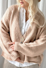 BYPIAS , BOHEMIANA  VEST DASH ROSE