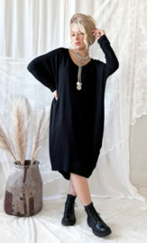 BYPIAS, BLOOMY BAMBOO DRESS, BLACK