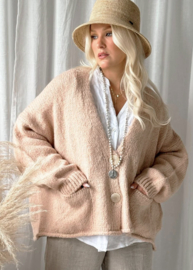 BYPIAS , BOHEMIANA  VEST DASH ROSE