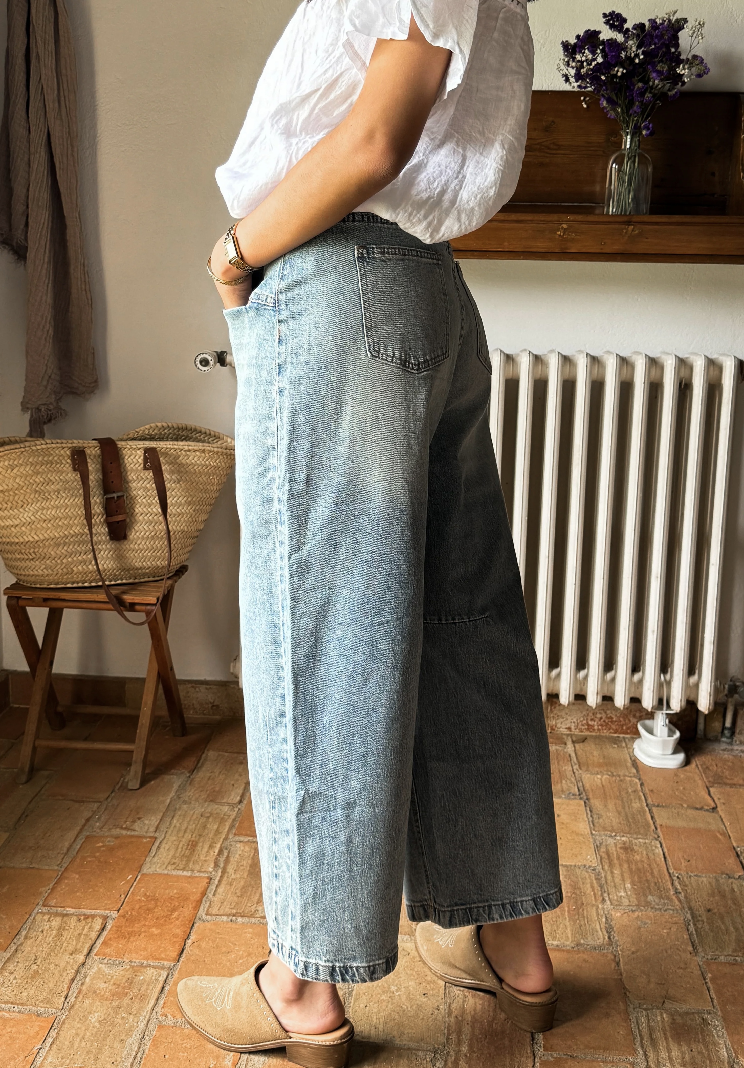 BYPIAS, BOHEMIANA  COOL BARREL JEANS