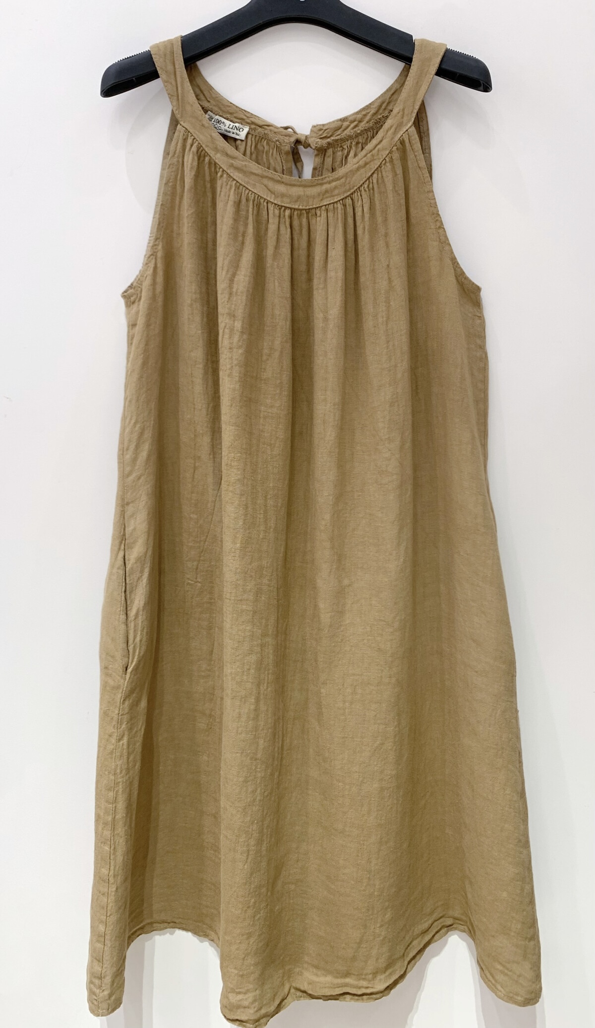 Linnen Dress Sophie Camel