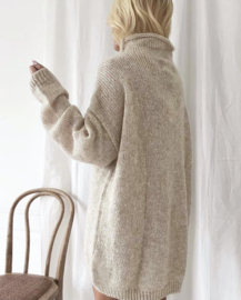 BYPIAS LOOSE MOHAIR JUMPER, BEIGE