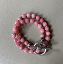 Blow Bijoux Bracelet Nude Double Jasper Pink