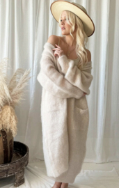 BYPIAS, BOHIEMIANA FOREVER IN LOVE CARDIGAN BEIGE