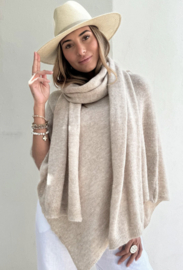 BYPIAS, ADAMS ALPACA SCARF, BEIGE