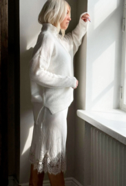 BYPIAS , BOHEMIANA ELIZA VISCOSE ONDER ROK BEIGE
