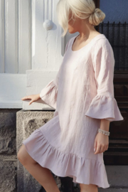 Bypias Juliet Linen Dress Blush Pink