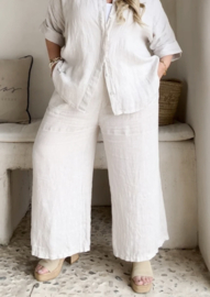BYPIAS, BOHEMIANA , HAVANA LINEN PANTS, SAND