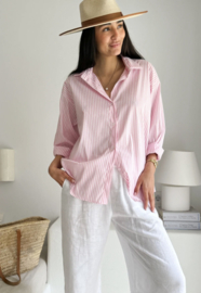 BYPIAS , BOHEMIANA  BLOUSE CLASSICAL PINK