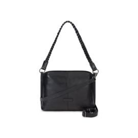 Bag2Bag lederen tas Baltic Zwart