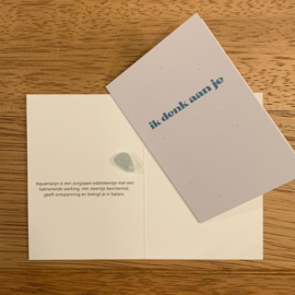 Kaartje & envelop , Ik denk aan je